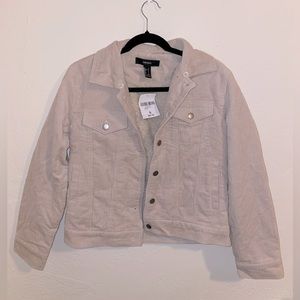 Forever 21 Corduroy Fur-lined Jacket